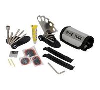 Kit multi-outils & crevaison pour vélo, 32 pièces