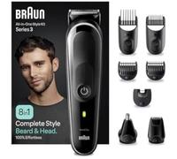 Kit multi-soins 8 en 1 - BRAUN - MGK 3440 - Autonomie 80 min - Lavable à l'eau