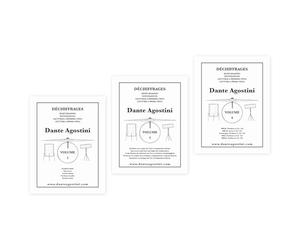 Kit multi-volumes - Déchiffrages Volume 2, Volume 3 et Volume 4 - Lectures progressives de 600 partitions manuscrites - de Dante Agostini - Carisch (Éditeur) - Cahier de musique Soundman + 2 crayons