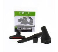 Kit multidiamètre suceurs plat, meuble et triangle pour aspirateur A180008 pour Aspirateur AQUAVAC, BOSCH, CARREFOUR HOME, ESSENTIEL B, EWT, GOBLIN, KOENIG, LISTO, MIELE, MOULINEX, SIEMENS, TRI ...