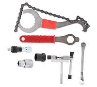 Kit multifonctionnel de démontage du volant de bicyclette, ensemble d’outils pour cassette de vélo comprenant un coupe-chaîne et un extracteur de manivelle, pour VTT et vélos de (Démonte-pneu