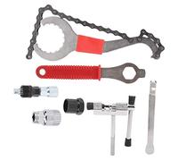 Kit multifonctionnel de démontage du volant de bicyclette, ensemble d’outils pour cassette de vélo comprenant un coupe-chaîne et un extracteur de manivelle, pour VTT et vélos de (Démonte-pneus