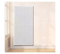 Kit mural de panneaux perforés blancs pour rangement de cuisine et travaux manuels 81,3 x 119,4 cm - Panneau d'affichage pour établi ou abri de jardin - Installation facile - Solution de rangement