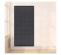 Kit mural de panneaux perforés noirs - 81,3 x 99,1 cm (2 pièces) pour rangement d'atelier et d'abri de jardin - Solution d'affichage polyvalente et de gestion des outils