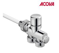 Kit N Pack Robinetterie thermostatisable monopoint monotube / bitube horizontale chromé - ACOVA 991578