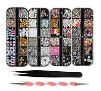 Kit Nail Art Strass - Multicolore - Oeil de Cheval - Qualité Supérieure