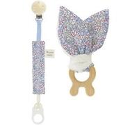 Kit naissance Liberty® + lapin - Com'1 Idée. Color : Bleu (New Eloise)