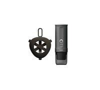 Kit Nano Machine à Expresso Electrique Portable + Support Portable - Gris Sidéral - Camping, Voyage