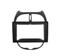 Kit Navigation Et Lecteur MP5 pour Tableau Bord Voiture pour Peugeot 206 2002-2008 avec Cadre DVD Et Radio Écran 9 Pouces 2 DIN