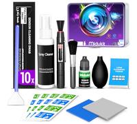 Kit Nettoyage Appareil Photo, Kit Nettoyage Appareil Photo Capteur, kit de Nettoyage pour Objectif, pour Appareil Photo Canon Sony Nikon Pentax DSLR avec Stylo de Nettoyage du Capteur Soufflet Lenspen