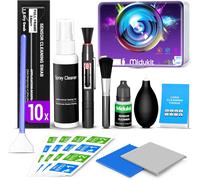 Kit Nettoyage Appareil Photo, Kit Nettoyage Appareil Photo Capteur, kit de Nettoyage pour Objectif, pour Appareil Photo Canon Sony Nikon Pentax DSLR avec Stylo de Nettoyage du Capteur Soufflet Lenspen