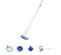 Kit nettoyage entretien piscine Bestway Kit nettoyage avec tuyau accessoires Bleu moyen 61417-UNI