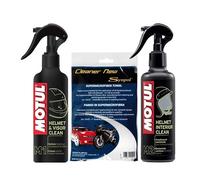 Kit nettoyage Motul M1 Casque Helmet & Visor + M2 Helmet interior + Cleaner New 32 x 32