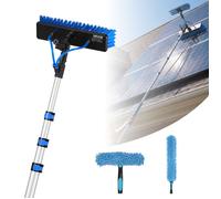Kit Nettoyage pour Panneaux Solaires-VEVOR-6 m-Brosse Télescopique Nettoyage à Passage Eau Perche Alliage Alu