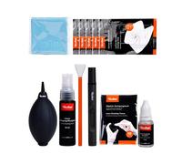 Rollei Kit nettoyage appareil photo 8-en-1 pour capteur APS-C XL Lenspen soufflet, bâtonnets 16 mm