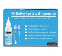 Kit Nettoyage Tête D'Impression, Nettoyants Pour Buses Pour Imprimantes À Jet D'Encre Avec Tête D'Impression - Compatible Av[YE695]