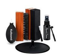 Kit Nettoyage Vinyle par Kulloomii | 7-en-1 Nettoyante pour LP Disques Vinyle | Brosse à Disque | Souffleuse d'air | Solution nettoyante pour disques Antistatique