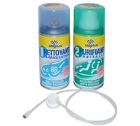 Pack désinfectant climatisation et purifiant habitacle BARDHAL - bombe - 2x125ml