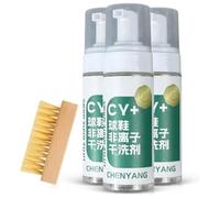 Kit nettoyant HAIBUS Active Foam pour baskets, élimine les taches et la saleté, mousse riche, nettoyage en profondeur, empêche les chaussures de se déformer et de vieillir prématurément (3 pièce)