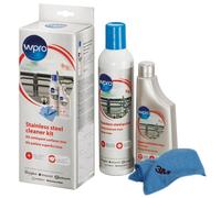 Kit nettoyant inox comprenant: une crème inox 250 ml + un polish inox 400 ml et un tissu microfibre 3M Accessoires et entretien (484000008498 WPRO)