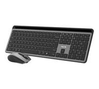 NGS Technology Kit Clavier et Souris Eclipse – Silencieux Rechargeable Multi-mode (2.4GHz, BT1, BT2)
