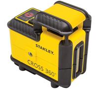 Kit Niveau Laser 360° + Trépied - STANLEY - STHT77640-1 - piles - rouge