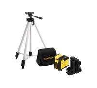 Kit Niveau Laser 360° + Trépied - STANLEY - STHT77641-1 - piles - vert