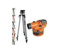 Kit niveau optique 32X portée 1000m + trépied + mire 4m - 89222
