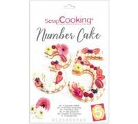 Kit Number cake - 9 chiffres Scrapcooking