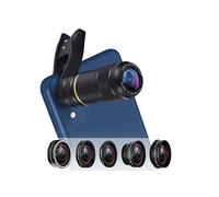 Avizar Kit objectif universel smartphone Téléobjectif Fisheye Grand-angle Macro Noir G
