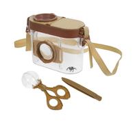 Kit Observation Insectes pour Garçon Fille Boîte Transparent avec Loupe Pince à Épiler pour Exploration Outils Éducatifs pour Garçons Filles
