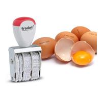 Kit oeufs premium - Tampon Encreur - Dateur Pour Marquer les Œufs - Encre Rouge maxi flacon 100 ml- Certificat de Qualité de l'Encre Livré