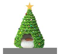 Kit of Checks for Cats - Christmas Tree Wool | Niche d'hiver confortable pour chatons | Matériaux artisanaux faits à la main | Décoration de crèche pour animaux domestiques comme -animali
