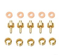 Kit Olive 5 pour HOPE Tech3 E4 X2 Kit Olive 5 pour HOPE Tech3 | Compatible HOPE Tech3 E4 X2, installation pour facile, métal , couleur or, kit 5 pièces