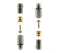 Kit Olive Insert Tuyau Frein Vélo M8 Complet | Complet avec olives et inserts, 2 adaptateurs, réparation pour facile, pour durable, anti-corrosion(2 Kits Screws)