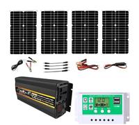 Kit Onduleur Solaire 8000W Contrôleur 50A Panneau 100W Maison | Alimentation secours autonome camping-car, maison. Onde sinusoïdale pure(3000W,12V-110V)