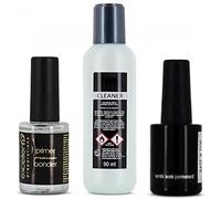 Manucure / pédicure GENERIQUE kit ongle cleaner et primer et twin coat base top pour vernis semi-permanent