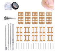 Kit Ongle Incarné Gros Orteil, d'Orteil Patch Élastique de Correction d'Ongle Incarnés Avec Lime à Ongles Autocollant d'Ongle d'Orteil de Pédicure, Soin Des Ongles