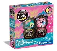 Kit Ongles - Clementoni - 18816 - Vernis CRAZY Chic - Nail Art - Enfant - Fille
