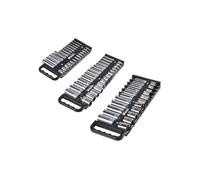 Kit Organisateurs de Douilles Portables pour Métrique SAE 3PCS 76 Clips