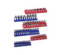 Kit Organisateurs Douilles Magnétiques pour Métrique SAE Capacité 143 Douilles 6PCS