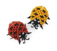 Kit origami 3D - Coccinelle 3D (501835) - Papier multicolore préfabriqué - Sans colle ni plastique - À partir de 8 ans
