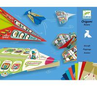 Kit Origami Avions-Enfants de 7 à 12 Ans-Activité Créative Pliage Papier-Développe la Motricité Fine-20 Feuilles Décorées,20 Personnages-Différentes Difficultés,5 Modèles d'avion