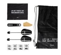 Kit original de pantoufles de voyage. kit pour nettoyer les chaussures. Cadeau original. Sac à chaussures avec accessoires - Fisura