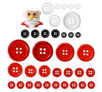 Kit Ornement Arbre À Boutons Amusante Créative Réutilisable Festive De Noël | Décoration Santa En Boutons Loisirs Créatifs Pour les fêtes de fin d'année maison mur porte fenêtre