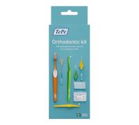 TePe Kit orthodontie complet – nettoyage appareils dentaires, cire orthodontique – 10 pièces