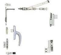 Kit oscillo-battant complet galicube 1v fapim à crémone nefer midi - compas court 402 à 750 mm - noir 9005 - 1330aa_37 G