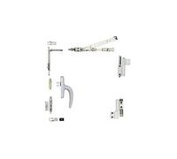 Kit oscillo-battant Galicube 1 V FAPIM à crémone Nefer midi - compas moyen 562 à 1200 mm - Argent - 1330BA_G6