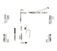 Kit Oscillo-battant Galicube 2V FAPIM à crémone Nefer midi - compas moyen 402 à 750 mm - gris - 1331FF_G5