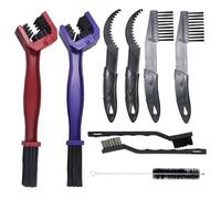 Kit Outils de Brosse de Nettoyage de Chaînes de Moto Vélo, Durable et Facile à Utiliser, pour Entretien Complet de Votre Moto - Nettoyant de Chaîne de Moto pour Chaînes Vitesses de VTT Vélos Motos